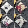 Fpe Grundlegendes Papier Chibi Kissenbezug Quadratisch für Dekokissen Bett Couch Sofa Klassischer Stil Maschinenwaschbar
