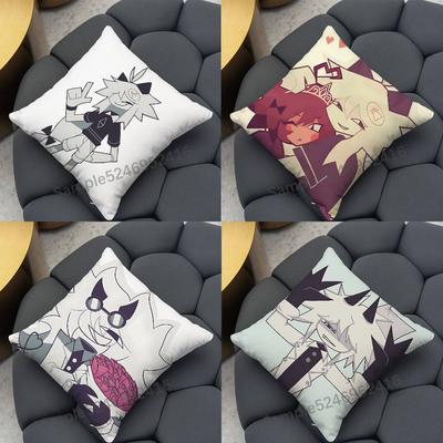 Fpe Grundlegendes Papier Chibi Kissenbezug Quadratisch für Dekokissen Bett Couch Sofa Klassischer Stil Maschinenwaschbar