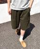 UNDEROFF Low-Cut Out-Pocket Bermuda Pants Khaki