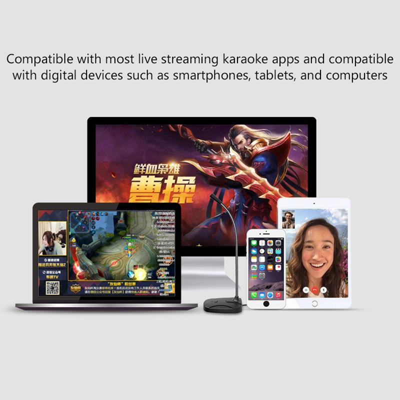 3.5Mm Jack Usb Computer Microphone Hi-Fi For High Fidelity Video Conference Speech Vlog Noise Cancelling Mic Professiona