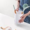 Household Kitchen Utensil Holder Cutlery Cooking Utensils Organizer Tableware Stand , White