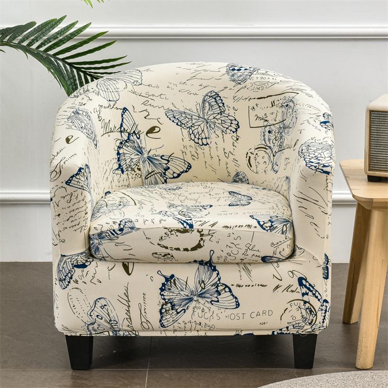 Spandex Sofa Cover Elastic Armchair Covers Coffee Bar Sofa Slipcovers For Living Room Couch Cover With Seat Cushion Covers