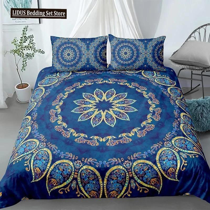 Mandala Bedding Collection Duvet Cover Bohemian Bedspreads Bed Collections Polyester King Queen Full Double Twin Quilt Cover