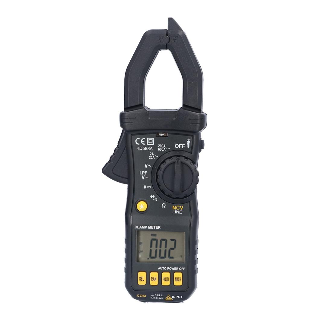 Multi Function Clamp Meter Portable Compact Data Reading Lock Non Contact Type High Accuracy