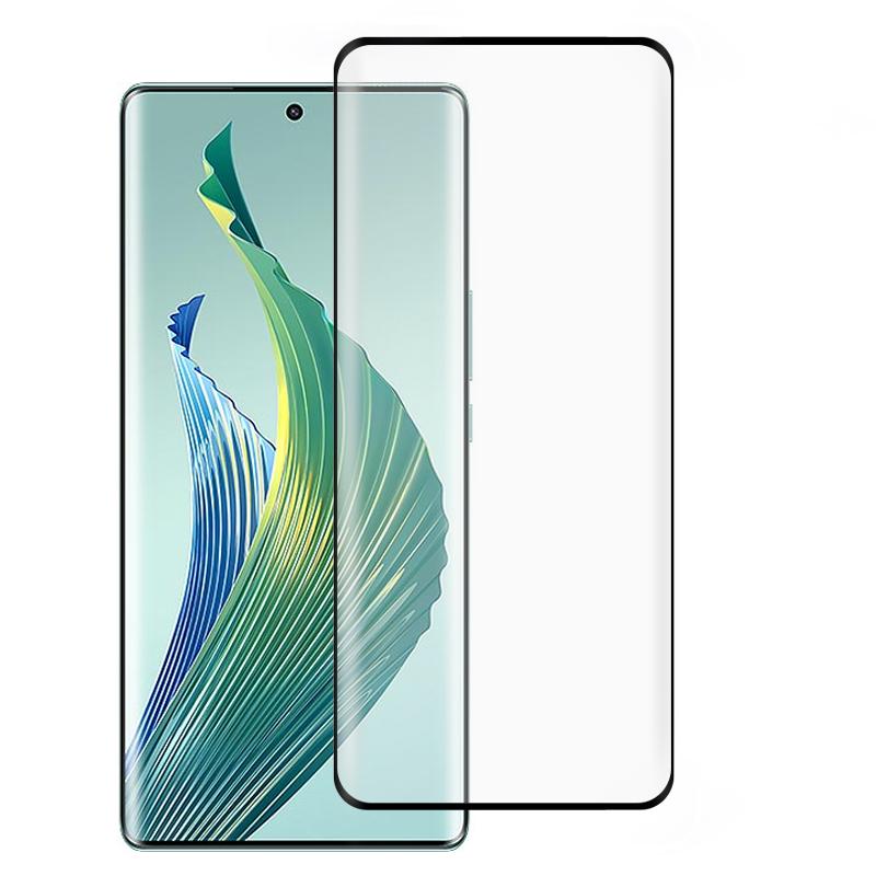 

RURIHAI Захисна плівка для екрана 3D із вигнутими краями для Honor Magic5 Lite 5G/X40 5G/X9a 5G Високоалюмосилікатне скло (Підтримка розблокування відбитком пальця) Type A