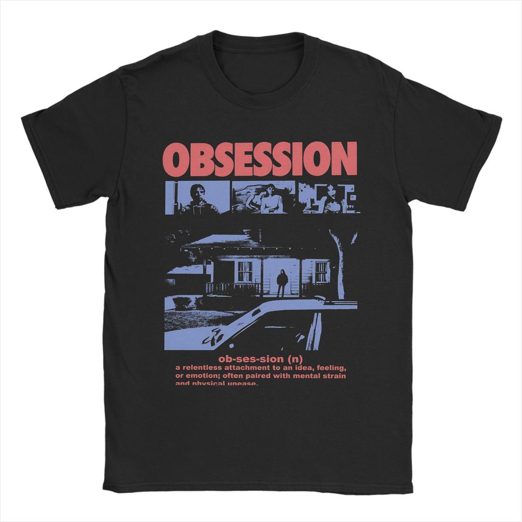 Obsession Horror Movie Unisex Unisexs T Shirt  Funny Tee Shirt Short Sleeve Crewneck Tshirts Pure Cotton Gift Tops