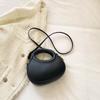 Stylish Summer 2023 Pu Womens Handbag Trendy Round Purse With Zipper Closure