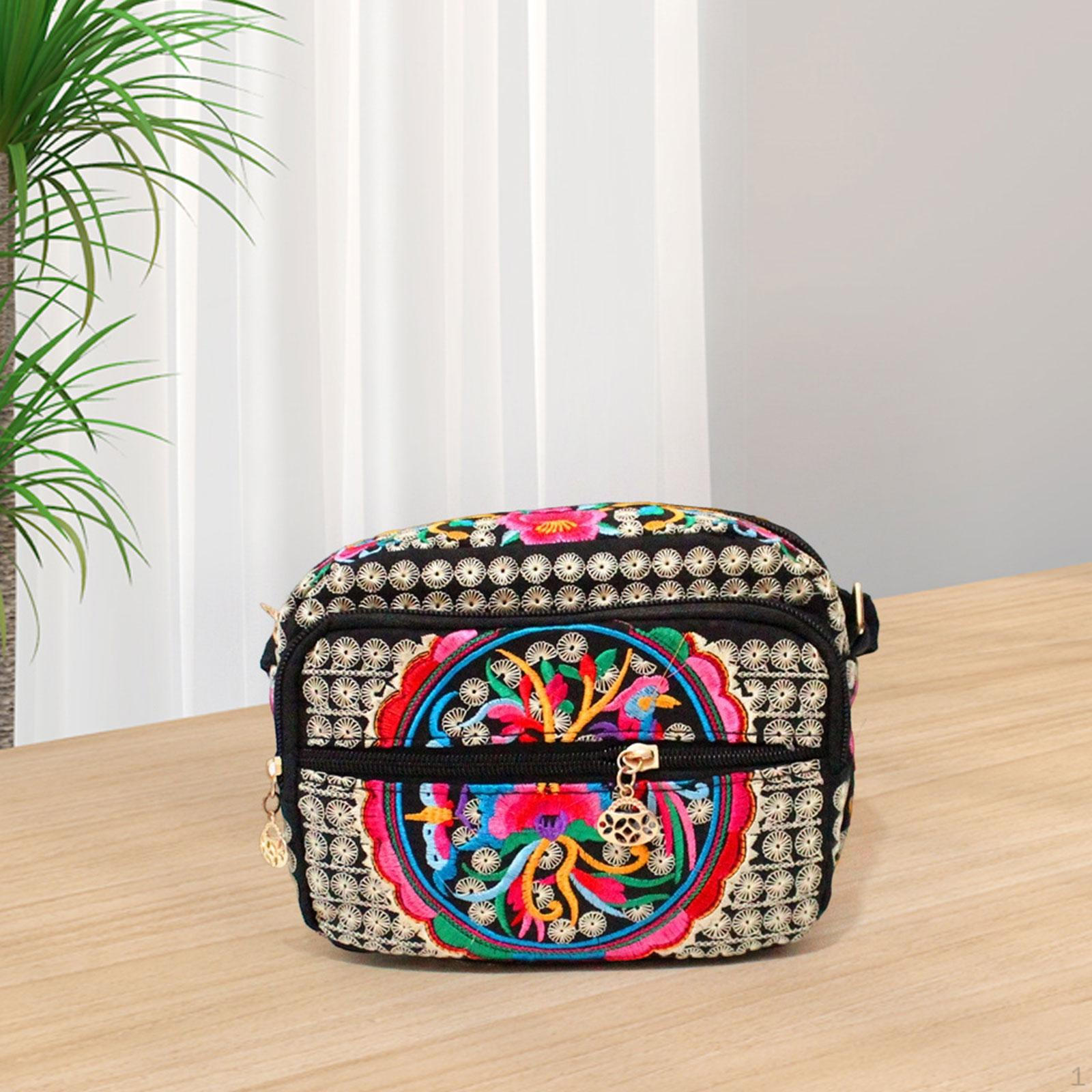 

Embroidered Bag, Shoulder Casual Shopping Beach Gift for . Style B