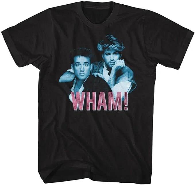 WHAM T-Shirt - WHAM Photo George Michael Mens T-shirt - New - Band Tees 2XL