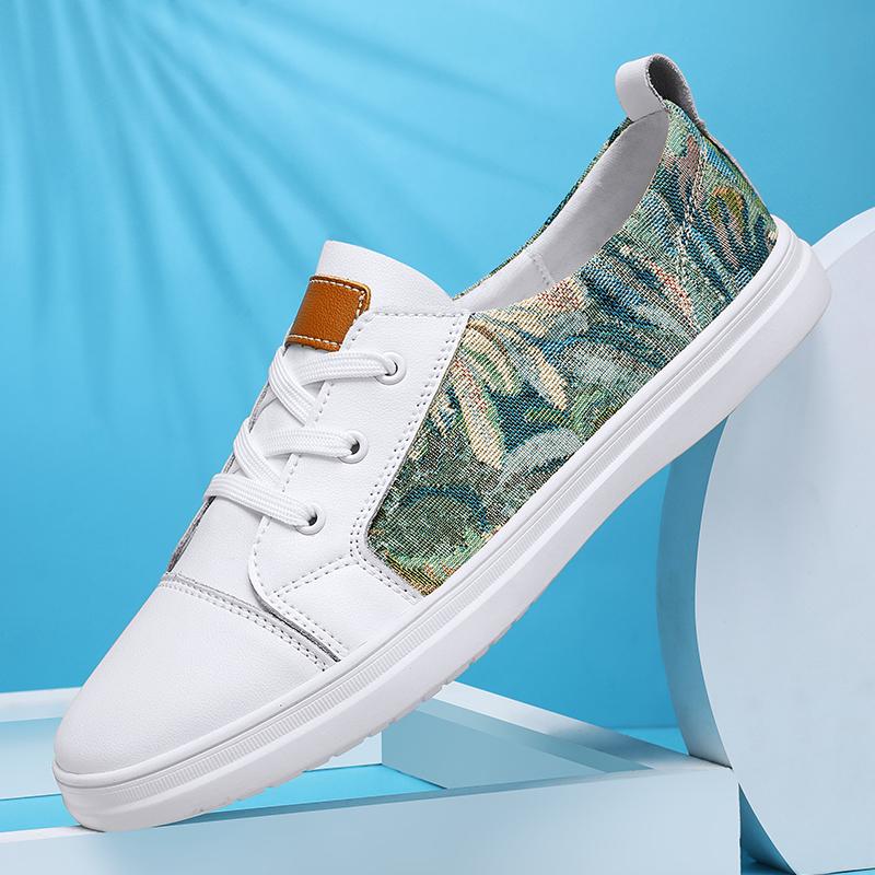 

Модные мужские кроссовки из вулканизированной стали, универсальные классические мужские кроссовки со шнуровкой, дышащая повседневная обувь для активного отдыха, обувь для взрослых, обувь для прогулок 45 белый