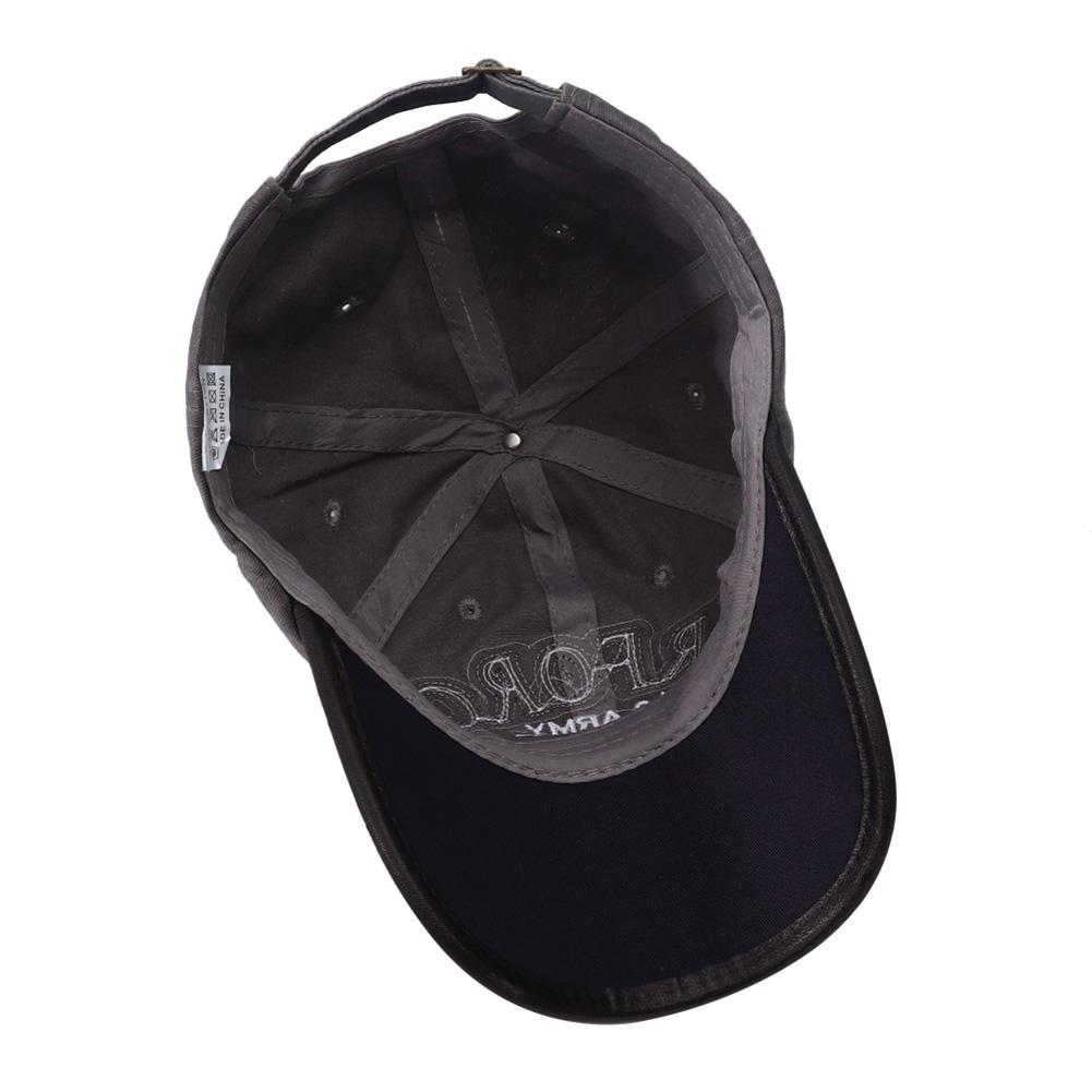 Trucker Dad Outdoor Casual Style Street Urban Hop Hip Hat Snapback Adjustable Cotton Washed Cap Baseball Vintage Stitching Embroidered U.S.Army Trendy