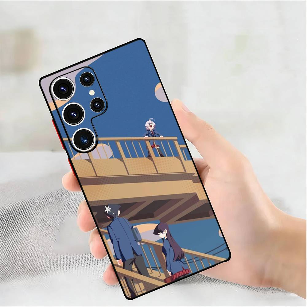

Аниме Коomi не может общаться Силиконовый чехол для Samsung Galaxy S 25,24,23,22,21,20 Plus Ultra 5G Lite Ударопрочный чехол Samsung S205G