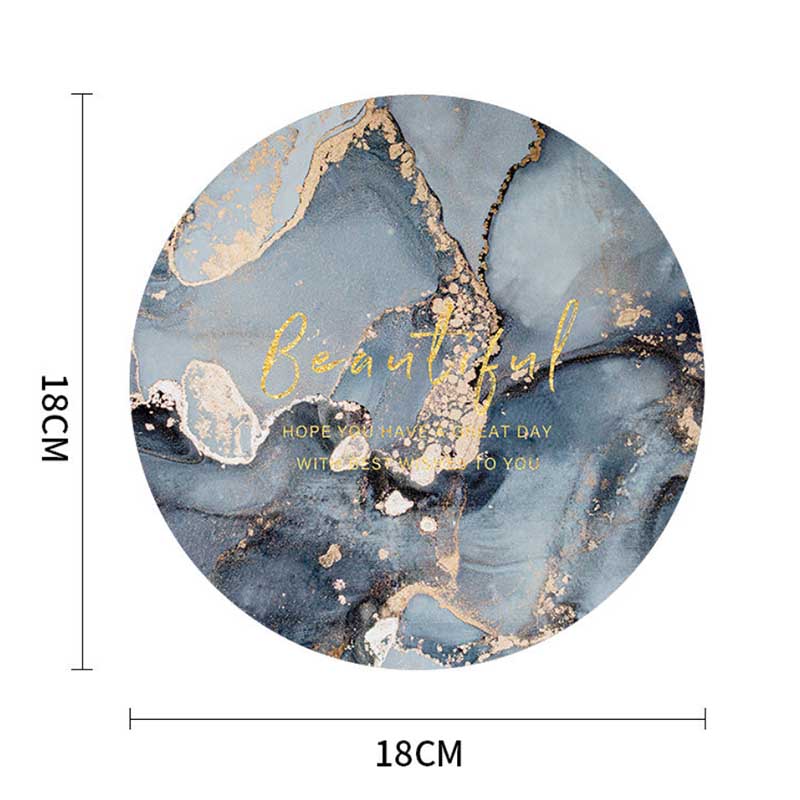 

1 шт./3 шт./5 шт. 18*18 см подставка для грязи из диатомовой грязи, впитывающая подушечка, бытовая нескользящая подставка для умывальника, быстросохнущая теплоизоляционная подставка для чая 1pcs