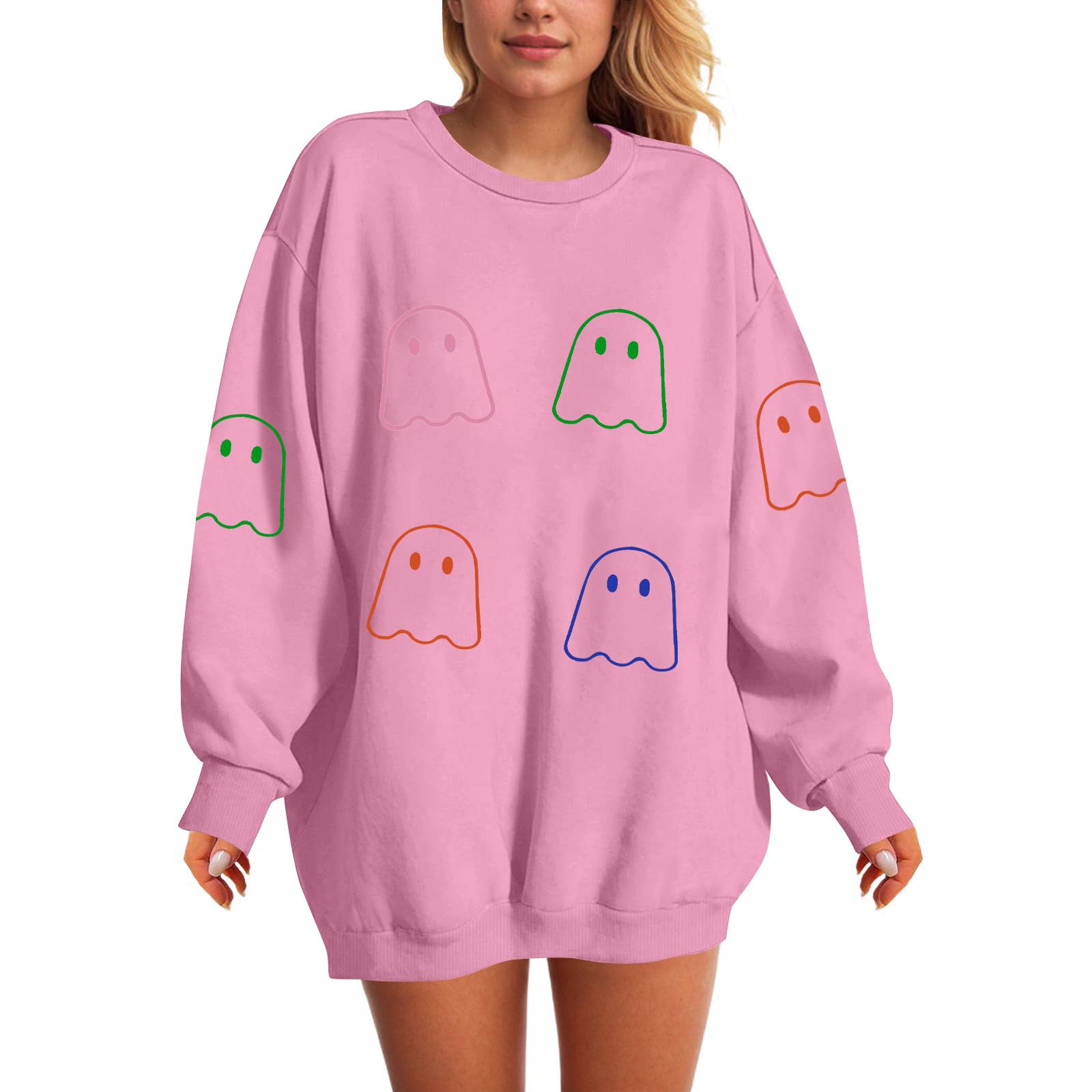 

Женская модная повседневная толстовка с капюшоном и длинными рукавами с принтом S розовый