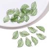 Transparent Green Transparent Leaf Shape Beads Acrylic Beads Charms Leaf Shape Beads  Women