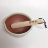 Banko Ware Grooveless Mortar (Half White) Small with Japanese Pestle