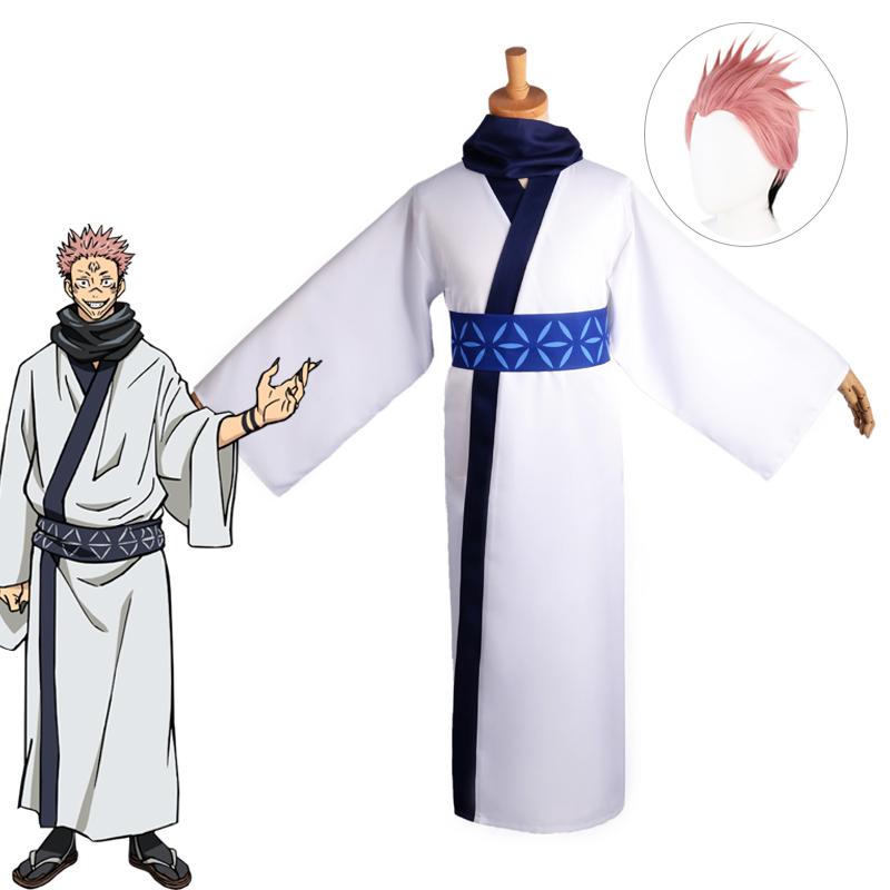 Jujutsu Kaisen Ryomen Sukuna Cosplay Kostyme Japansk Anime Spilluniform