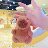Little Red Book Capybara & Guinea Pig Plush Keychain Ornament