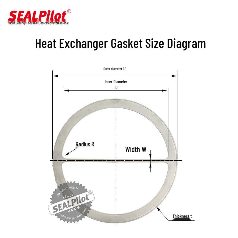 Shell and Tube Heat Exchanger Wound Gasket Sealing Ring