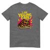 Funny I Am Yelling Carl Donut Cat Meme Graphic Tshirt