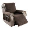 Universal Polyester Square Pattern Sofa Cushion For Single Double Triple Seat Lounge Chair Protector