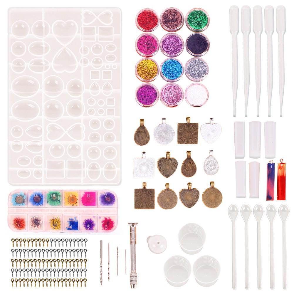 DIY Epoxy Resin Crystal Letter Silicone Set for Key Pendant Crafting