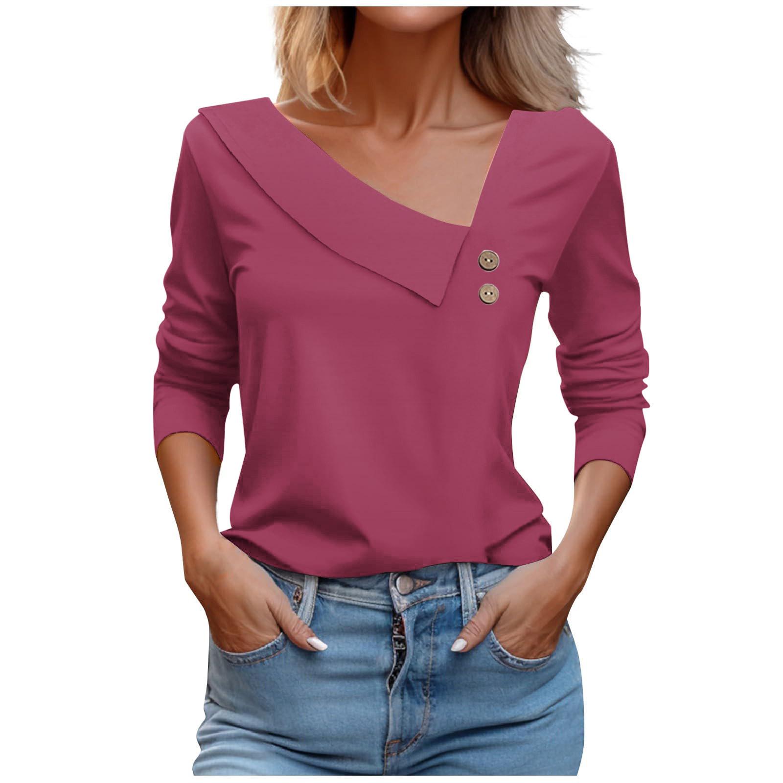

Elegant Asymmetrical Slanted Neck Long Sleeve T-shirt with 3D Digital Stripes and Plaid Snow Scene Design - Women s Spring and Autumn Fashion Medium