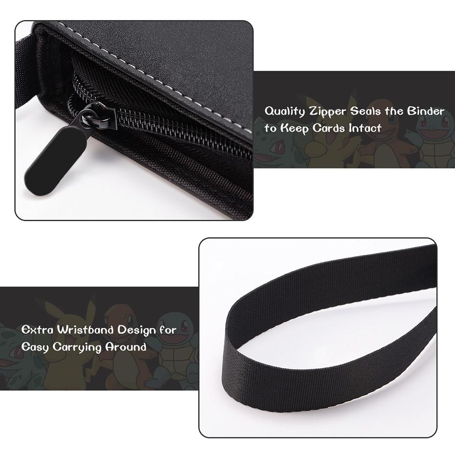  Card Album, 400 Pockets, Multicolor Organizer Binder, with Zipper Protector Case