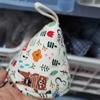1 Unidad Tapa Triangular para Olla Capucha Animal de Dibujos Animados Algodón Cocina Aislamiento Clip Asa Guante Regalo de Navidad