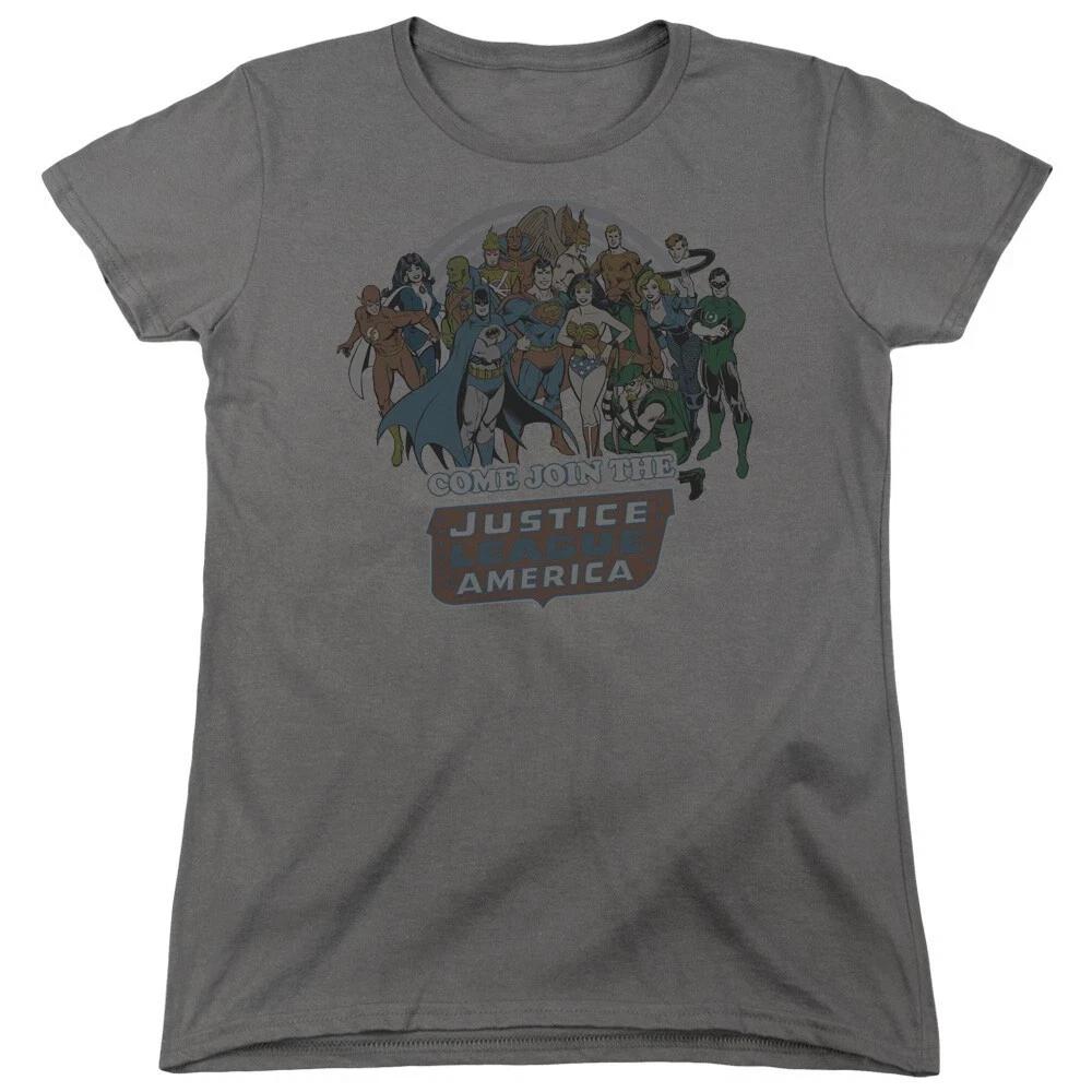 Женская футболка  Лига Справедливости Америки   Присоединяйся S