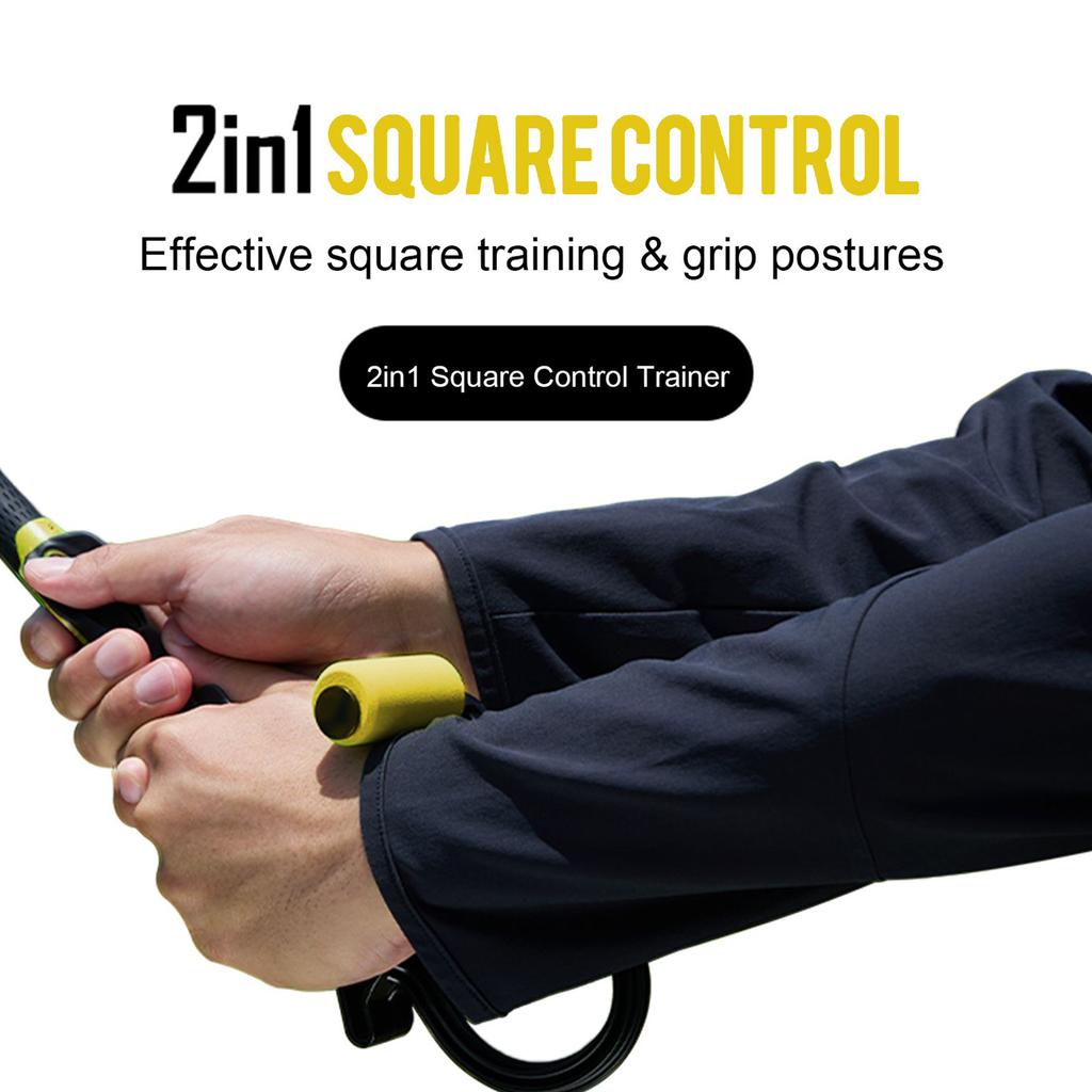 Square Training Grip Postures Trainer Control Tool Golf Swing Instant Feel-Based Feedback Swing Tool Putter Hand Grip Correction