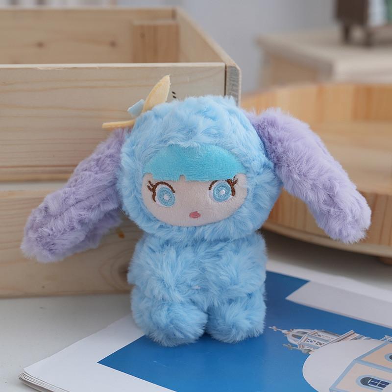Soft Plush Rabbit Keychain Doll Adorable Toy For Girls Cute Accessory For Bags And More