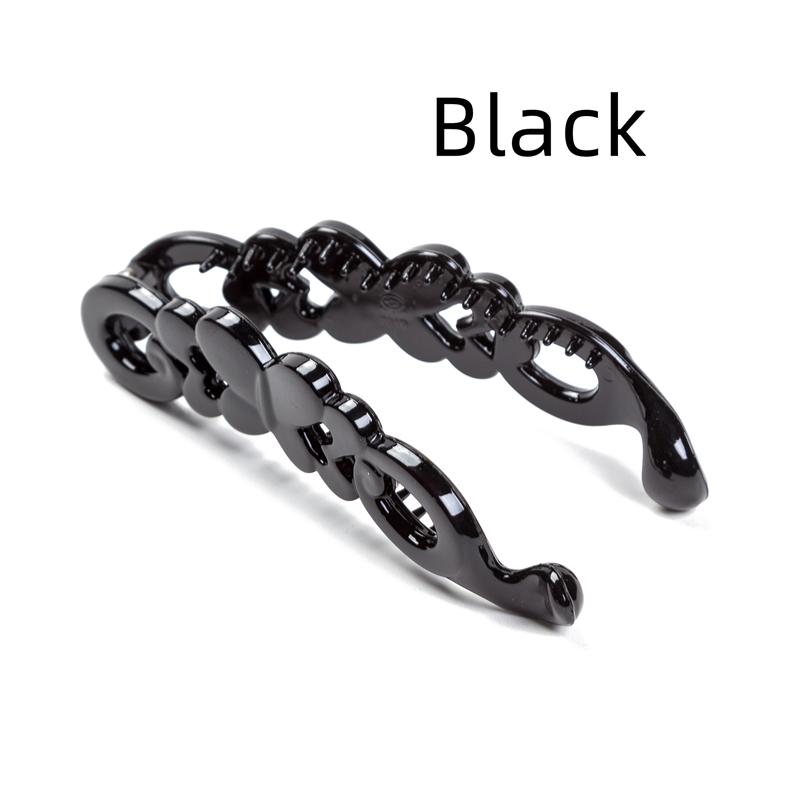 Butterfly Shape Hair Clip Banana Barrettes Hair Accessories 10cm Plastic Assorted Headwear for Women