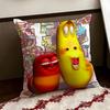 Funny LLarva Cushion Cover Reversible Soft Durable Pillow Cover Home  Car MultiScene Use for Daily Comfort