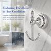 Silver Coat Hook Stainless Steel Ceramic Zinc Alloy Robe Hook Wall Hook  Entryway Bathroom Bedroom