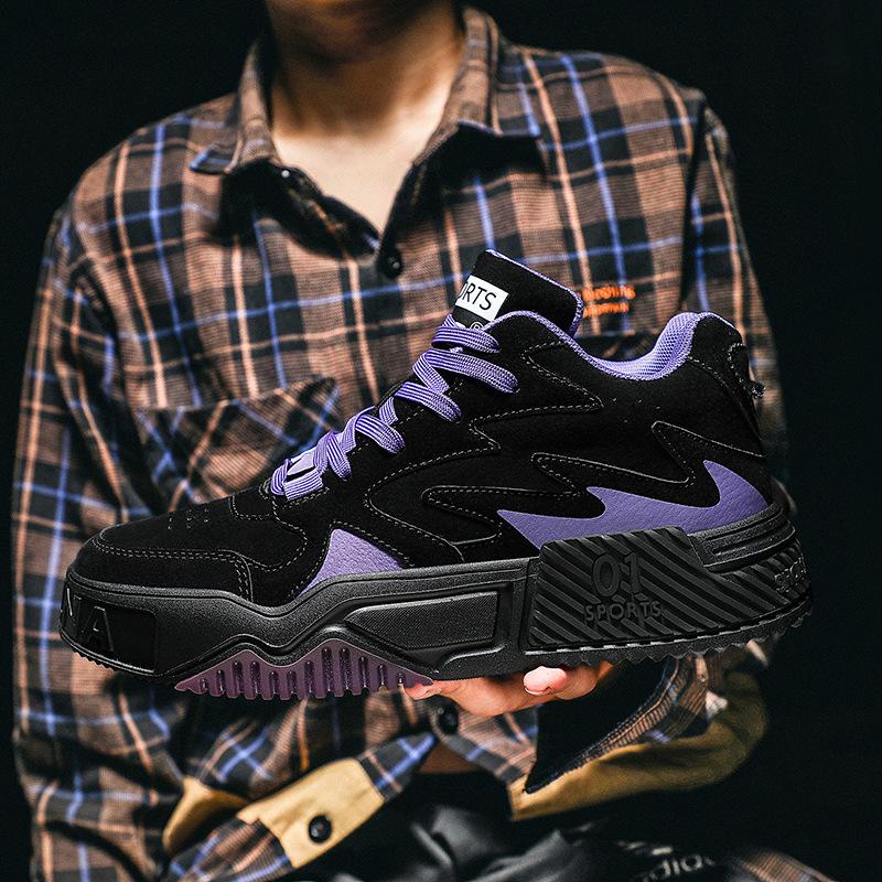 Мужская обувь весна осень новые сезоны старые туфли мужская повседневная обувь толстая — фото 4