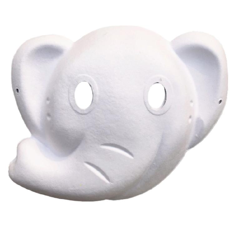 White DIY Blank Paintable Mask Blank Costume Mask DIY Full Face Mask Paintable