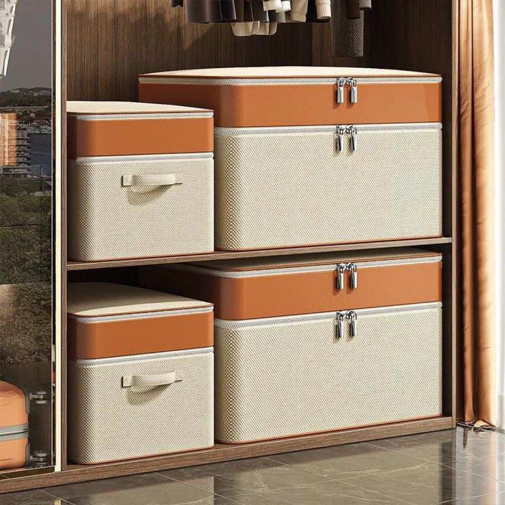 Large Capacity Moving Wardrobe Clothing Storages Box Fold Able Quilt Storage Bag Moving Bag Cotton Quilt Bag For Bedroom Closet