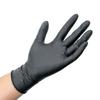 Full Texture 5mil Tattoo Thick Black Nitrile Gloves Latex Free Heavy Duty Beauty Salon Durable Disposable Black Nitrile Gloves