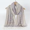 Jacquard Cashew Long Scarf Warm Acrylic Shawl With Tassels Ethnic Style Wrap
