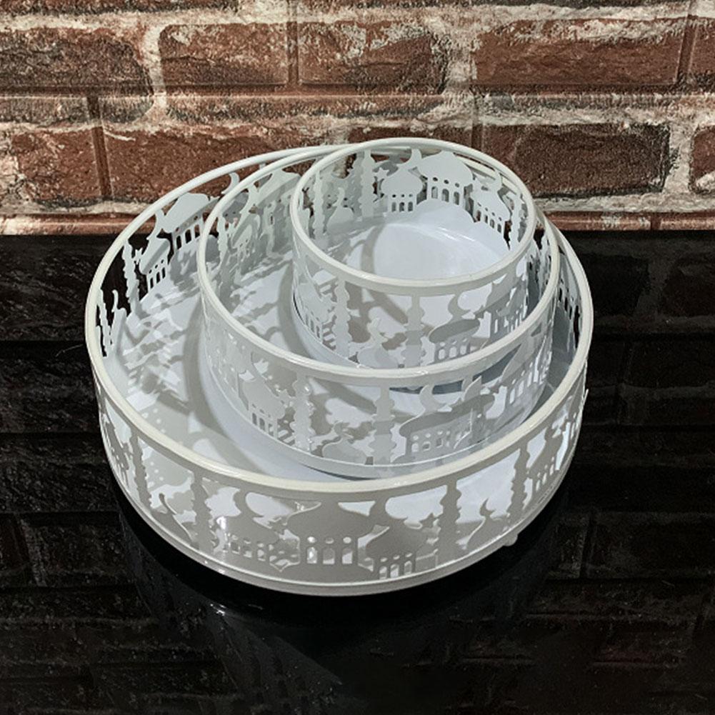 3 шт. Подносы для сервировки десертов на праздник Рамадан Мубарак Подносы для сервировки — фото 4