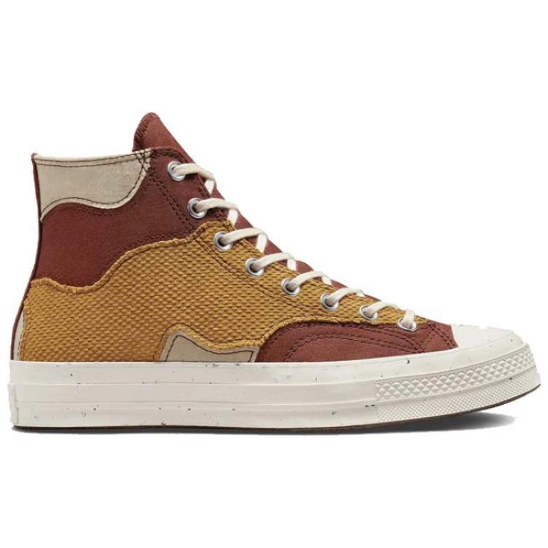 Converse Chuck 70 Bequeme Alltagsschuhe Strapazierfähig und leicht High-Top-Canvas-Schuhe Unisex Kaffee