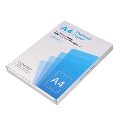 100 listů A4 termopapíru pro přenosnou tiskárnu Rychleschnoucí Kompatibilita Bezinkoustový Multifunkční Skládaný Termopapír 210 X 297mm