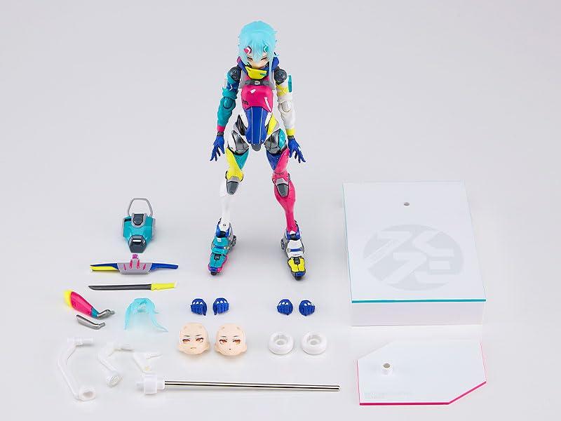 Girl Engine MOTORED CYBORG RUNNER SSX 155 PSYCHEDELIC RUSH Plastic Painted Movable Figure Non-scale & Die-cast