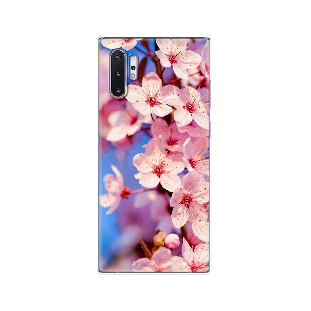 Silikonový kryt na telefon Pro Samsung Galaxy Note 10 Note10 Pouzdro Měkký TPU Zadní kryt Pro Samsung Note 10 plus fundas Coque nárazník