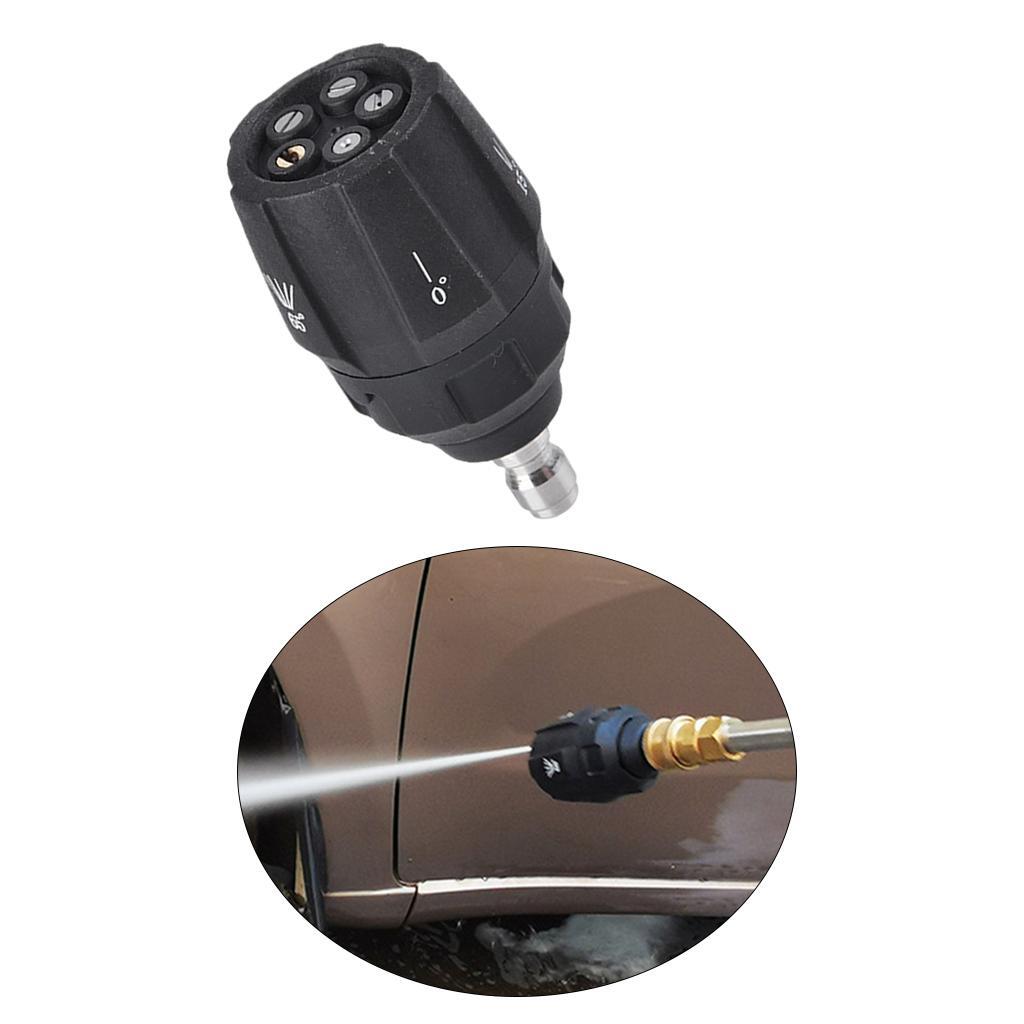 Turbo Nozzle Pressure Washer Adjustable Pressure Rotating Spray Tip 1 4 Inch