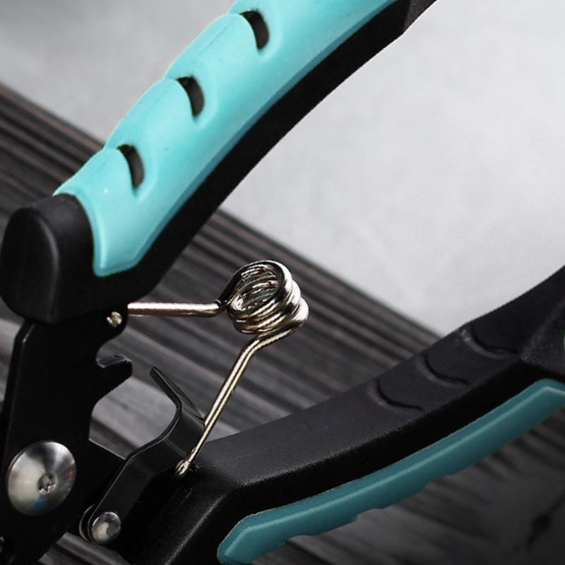 Plier Fishing Plier Fishing Tackle with Sheath and Coiled Lanyard Fishing Multitool Hook Remover Braided Line Cutter