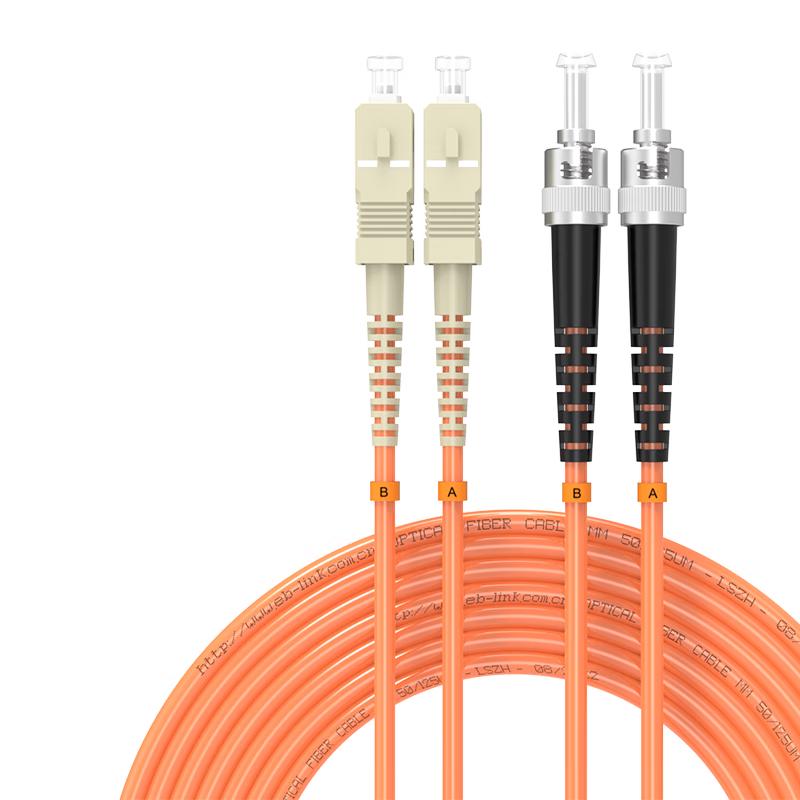 EB-LINK Engineering Telecom-Grade OM2 Duplex Fiber Optic Patch Cable