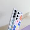 Etui na telefon Flower Clear do Samsung Galaxy S24 S23 S22 Plus Note 20 Ultra S21 S20 FE Silikonowe miękkie etui z TPU na tył