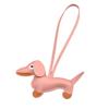 Dog Keychain Pendant Pu Leather Cartoon Pet Bag Charm For Keys And Phones